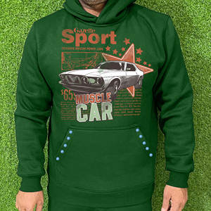 Chándal Clásico con Capucha para Hombre, 100% Algodón, Felpa, Estilo Urbano Invernal, Comodidad para Todo el Día, Ropa de Calle Moderna - Product Image 3