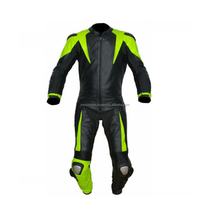 Combinaison en cuir pour moto, style tendance, pour adultes, légère, respirante, coupe-vent, grande taille, pour la course, en solde - Product Image 3