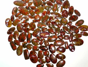 Vente en gros de pierres précieuses en agate à couture naturelle Fabrication de bijoux Cabochon en vrac Perles en vrac Fourniture de pendentifs en pierres précieuses - Product Image 2