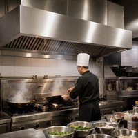 Hotte de cuisine commerciale en acier inoxydable 304, système d'extraction, taille personnalisée, OEM, pour hôtels et restaurants