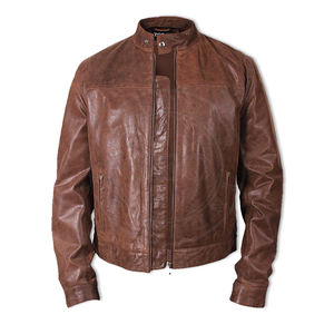 Cremallera de piel de oveja, diseño personalizado, informal, cuero genuino - Product Image 1