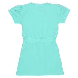 T-shirt long à manches courtes pour filles - Cyan - Product Image 2