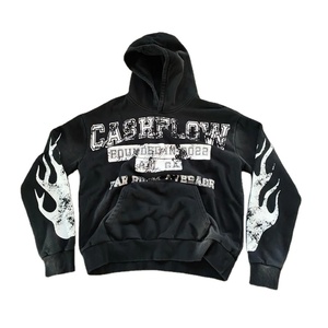 Sudaderas con Capucha Personalizadas de Algodón Grueso Lavado al Ácido para Hombre, Sudaderas con Capucha de Alta Calidad, Estilo Urbano, con Cremallera - Product Image 2