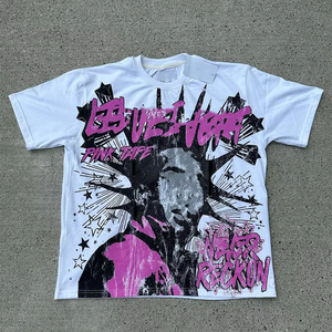 Camiseta extragrande con hombros caídos para hombre, personalizada para EE. UU., 100% algodón, cuello redondo, ajustada con estampado digital de longitud larga - Product Image 6