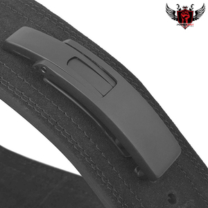 Powerlifting หนังวัวคุณภาพสูงกันลื่นน้ำหนักเบาอุปกรณ์ป้องกันการออกกำลังกายยกน้ำหนักยิมคันโยกใช้ได้ทั้งชายและหญิง - Product Image 3