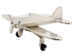 Modèle d'avion à hélice en métal moulé sous pression artisanal 1:100, impression de logo personnalisée, modèle d'avion décoratif, objet de décoration de table - Product Image 2