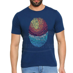 T-shirts en molleton pour hommes grandes tailles, impression sérigraphique, respirants, col rond, séchage rapide et 100% coton, vente en gros pour adultes - Product Image 1