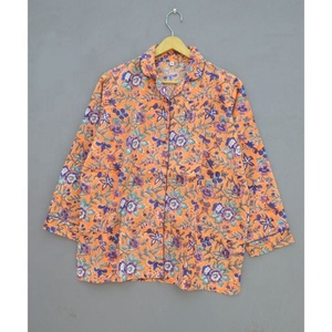 <b>Women</b> Pure Clothing Cotton Nightwear <b>Pajama</b> Set Organic Floral Print <b>Pajama</b> Set Bridesmaid <b>Pajamas</b> & Shirt Set - Product Image 3