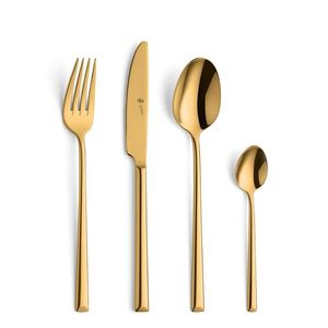 Ensemble de couverts en métal en acier inoxydable solide et élégant pour les restaurants élégants et les tables à manger formelles - Product Image 5