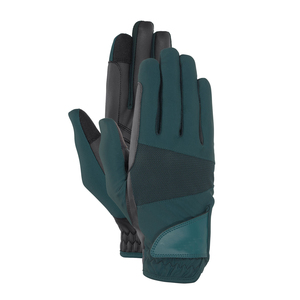 Gants d'équitation en cuir unisexe antidérapants cinq doigts en plein air résistant à l'usure léger enduit de polyuréthane doigt complet - Product Image 3