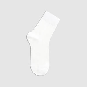 Calcetines de Vestir de Algodón de Punto Transpirable para Mujer - Calcetines Coreanos Lisos Casuales para Uso Diario - WC021 # 1~5 - Product Image 2