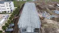 Bâtiments commerciaux de structure en acier de conception moderne d'Aday