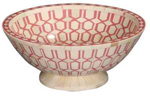 Ensaladera de Madera con Incrustaciones de Hueso Estilo Europeo Hecha a Mano, Color Personalizado, Decoración del Hogar, para Bodas y Fiestas, Tazón para Chocolate - Product Image 6