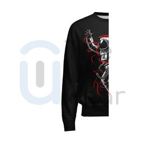 Sudaderas Lisas de Invierno al por Mayor, Sudaderas con Cuello Redondo, Estampado de Robot, Impresión Personalizada, Fabricante OEM ODM, Sudaderas con Capucha para Hombre - Product Image 3