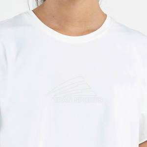 Meilleures ventes 100% polyester coton fait haut court chemises pour femmes taille XL haute qualité Style décontracté plaine techniques impression toile - Product Image 4