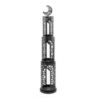 Minaret de mosquée en laiton tendance en forme de croissant de lune pour la décoration de mosquée, minaret de mosquée en laiton en forme de croissant de lune avec fournisseur indien en laiton