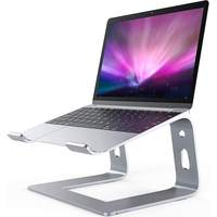 Support pour ordinateur portable en aluminium au design moderne réglable, couleur personnalisée, installation sur table, portable, convertible, extensible