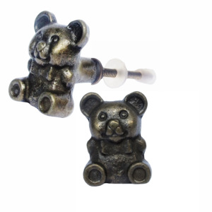 Antique bébé Panda fonte laiton tiroir armoire poignée tire Style Design industriel pour armoire cuisine chambre salle à manger - Product Image 2