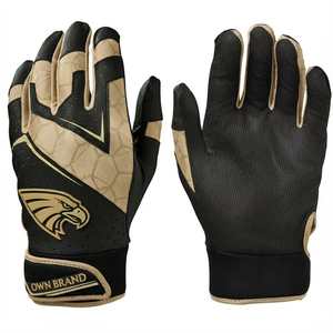 Gants de baseball personnalisés en cuir de chèvre tactile avec dos micro-ventilé pour la protection des mains, vente en gros - Product Image 4