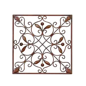 Indian metal wall art metal flower wall decoration Rustic Metal Wall Art Decor decorations for homes