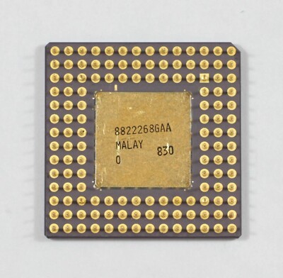 Pure CPU SCRAP Ceramic Intel Processors Bent Pins GOLD