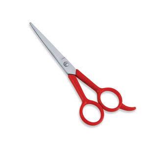 Ciseaux de coiffeur à poignée de couleur rouge pour salon de coiffure ciseaux de salon de beauté à lame tranchante avec repose-doigt - Product Image 1