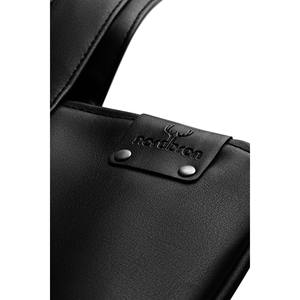 Azul marino 6,6 L Bolso de hombro de cuero artificial para mujer Daily Hassle 100% con bolsillo interior de compartimento y correa gruesa - Product Image 3