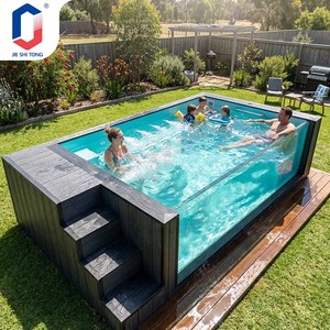 Piscine en fibre de verre, piscines hors sol, piscines extérieures, piscine de 5 pieds de profondeur, coque de piscine, piscine à domicile - Product Image 1