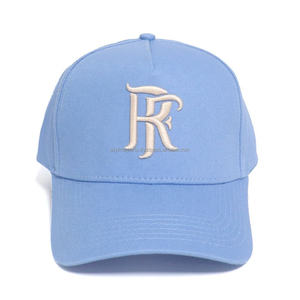 Hot Sale Custom Design 5 Panel a Frame Baseball <b>Cap</b> High Quality <b>Flat</b> Embroidery Black Blank Hat Men's Sports Logo Wholesale - Product Image 1