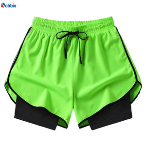 Customized Men Short Double <b>Layer</b> With Pocket Comfortable Gym Short Running Training Short Yoga Fitness Short Workout Breathable - Product Image 3