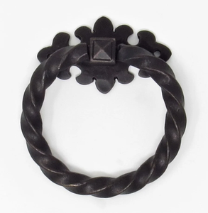 Aldaba de Puerta de Hierro hecho a mano, acabado personalizado para villas y puertas de oficina, aldaba de puerta decorativa duradera con estilo - Product Image 4