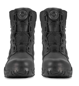 Men's Full Grain Leather Tactical <b>Work</b> <b>Boots</b> Waterproof Anti-Slip Safety Shoes <b>Steel</b> Toe Outdoor Industrial Use Summer Autumn - Product Image 1