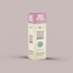 Electric Glass Candle Warmer Bundle with Rose Petals and Sage Leaves Aromatic Beauty Enhancer Incense - Product Image 1