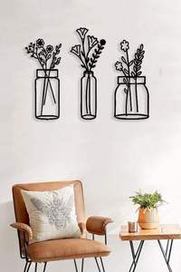 Hot Seller Décoration murale moderne en métal Pièces de décoration de la maison Arts muraux en métal de haute qualité de luxe du fournisseur indien - Product Image 2