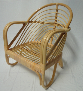 Leafra Living Lounge Chair Rattan natural Single Made With Love Subscriber Loop pieza fuerte elemento de sujeción profesional - Product Image 2