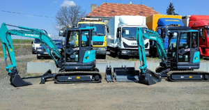 Chenilles en caoutchouc neuves pour excavatrice Sunward U25F en stock pour une achat rapide et une livraison rapide partout en France - Product Image 2