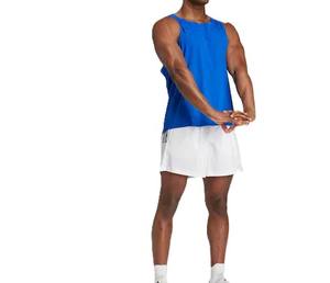 Haute qualité mode coton hommes entraînement musculation Singlet Fitness Gym débardeur pour hommes col rond sans manches confortable - Product Image 5