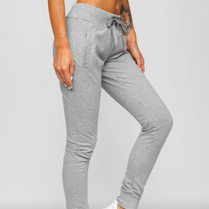 Pantalones de chándal deportivos de alta calidad para mujer, pantalones Cargo a rayas laterales de estilo exterior de invierno con bolsillos laterales para ropa de calle, venta al por mayor - Product Image 3