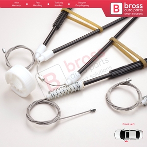 Kit de réparation de lève-vitre avant gauche BWR1205 pour 206 CC 2D T16 2000-2008 Coupé Cabriolet 2 portes 9221Y3 - Product Image 6