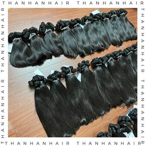 ผู้จำหน่ายผมมนุษย์แบบขายส่ง มัดผมตรงธรรมชาติ ผมหยักศกแบบไม่ผ่านกระบวนการ ผู้จำหน่ายผมต่อแบบหรูหรา - Product Image 3