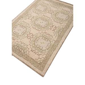 Alfombras de Lana Anudadas a Mano Erbe, Alfombras Jaipur, Patrones Rectangulares con Medallones Rojos y Naranjas para la Entrada del Hogar, Alfombra de 9x12 para Adolescentes-GS-2012 - Product Image 2