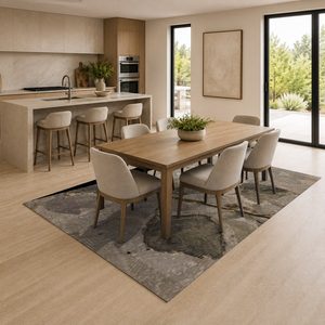 RUGS DEPOT LXDP-0860 Wholesale Terracotta Gold Designer Pattern Digital Printed Machine Washable Chenille Area Rug Non <b>Slip</b> - Product Image 4