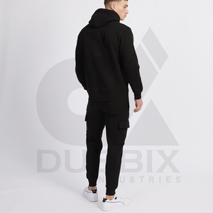 Ensemble de survêtement à capuche à manches longues pour hommes pour la course et le sport, survêtement personnalisé de haute qualité pour hommes, vente en gros - Product Image 2