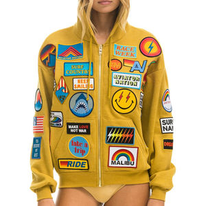 Sudadera con Capucha para Hombre, 100% Algodón Grueso, con Parche Bordado Personalizado, Cierre de Cremallera, Estilo Urbano Extragrande para Invierno - Product Image 3