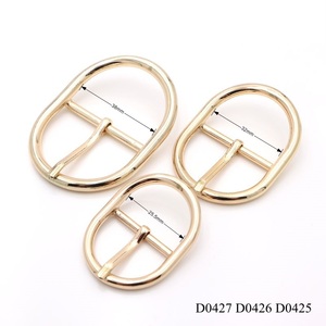 <span class=keywords><strong>Boucle</strong></span> de ceinture pour femme au design personnalisé, anti-décoloration, finition or brossé, 30 mm, en métal, pour ceinture en cuir - Product Image 4