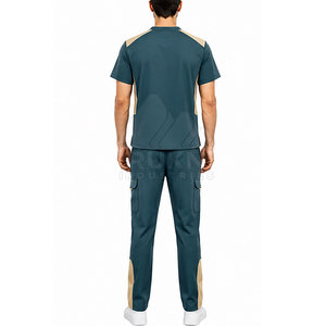 Conjunto de Uniforme Médico y de Trabajo Favorito del Comprador, Traje de Trabajo con Múltiples Bolsillos, Servicio OEM Personalizado, Tejido para el Sector Sanitario - Product Image 2