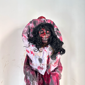 Costume de zombie animatronique d'<span class=keywords><strong>Halloween</strong></span>, accessoires pour maison hantée, pour escape room, centres commerciaux, aéroports, garderies, écoles maternelles - Product Image 2