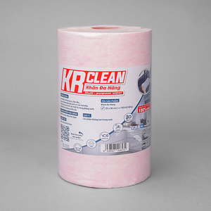 Krclean ผ้าขนหนูสำหรับห้องครัวไม่ทออเนกประสงค์ดูดซับได้ดีผ้าเช็ดแบบม้วนธรรมดาผลิตจากโรงงานในเวียดนาม - Product Image 2