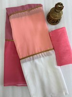 Tissu georgette indien élégant et élégant Bollywood, sari fantaisie imprimé numérique, chemisier sari exclusif, vêtements ethniques fantaisie, les plus vendus