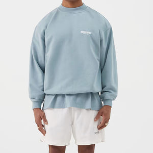 Sudaderas para Hombre Street Heavy, Personalizadas con Relieve 3D, 100% Algodón Tejido, Corte Regular, Cuello Redondo, Color Sólido, Invierno, Ecológicas, Casuales - Product Image 3